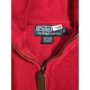 vintage polo ralph lauren 1/4 zip sweater